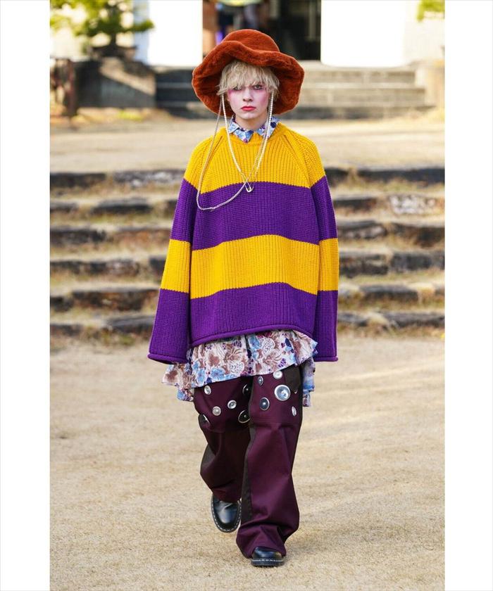 KIDILL/キディル/BORDER KNIT INSIT/ボーダーニット(504862635 KIDILL/キディル/BORDER KNIT INSIT/ボーダーニット(504862635