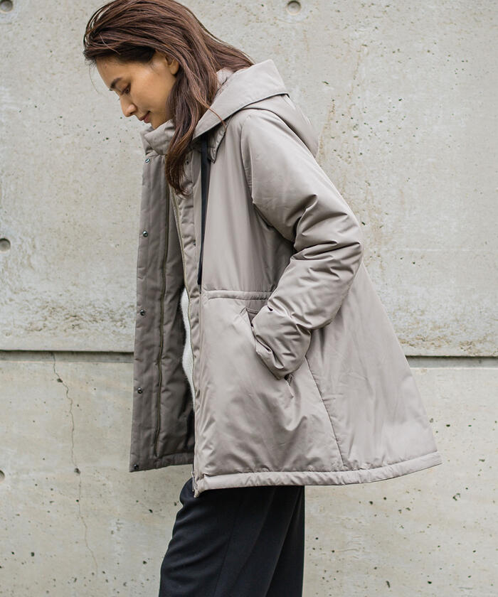 セール】メイソングレイ MAYSON GREY THIN DOWNフーディミドル