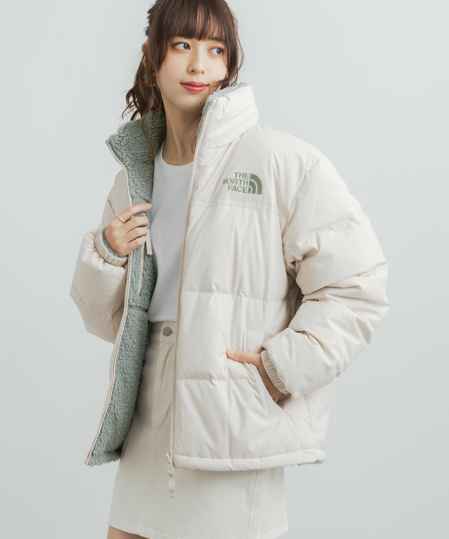 2回程着用したのみですTHE NORTH FACE リバーシブルダウンジャケット