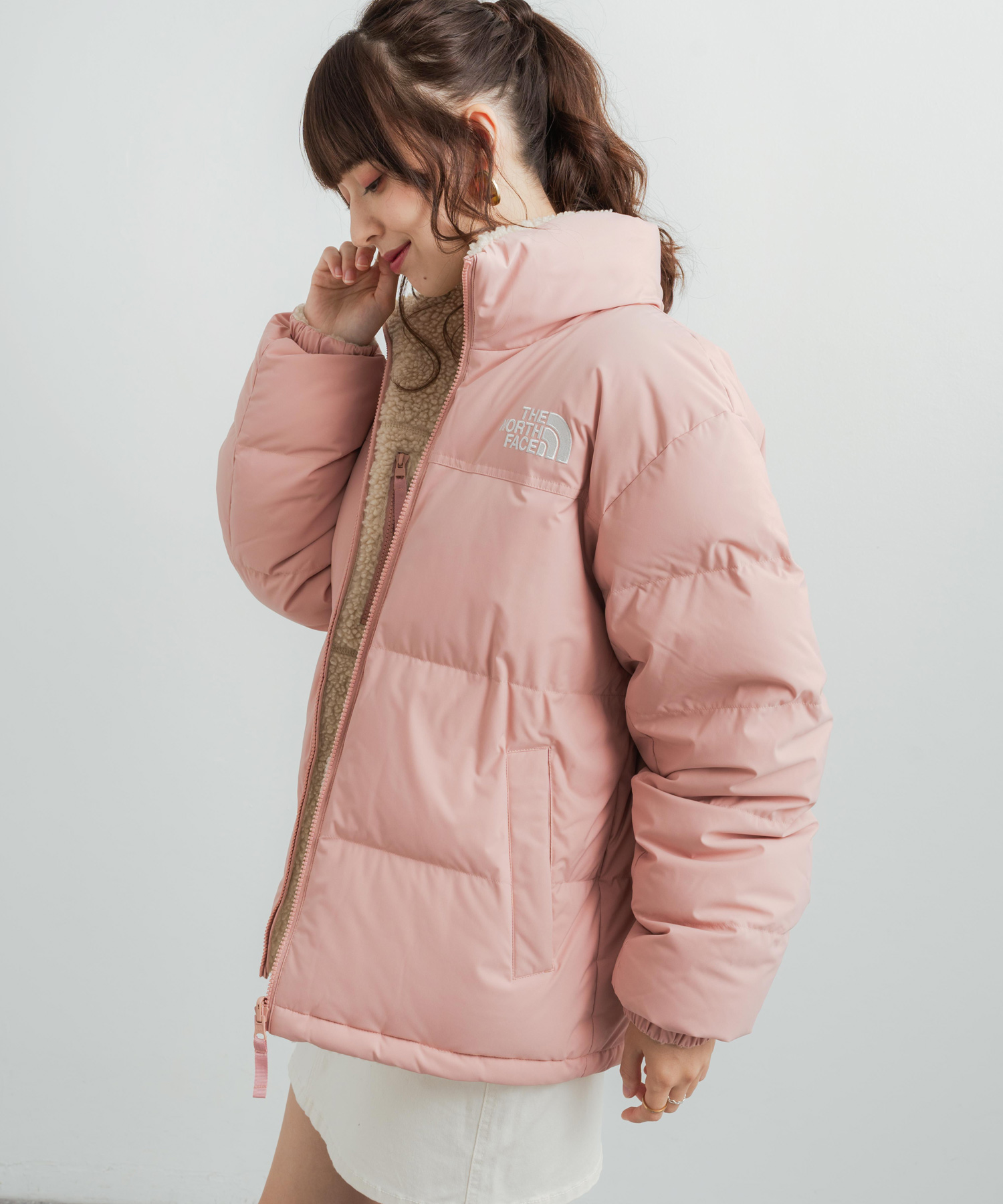 【新品】The North Face ピンクダウン