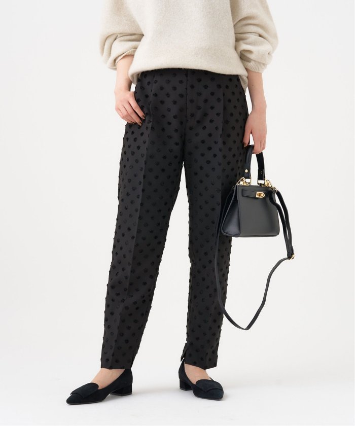 シャドードットジャガードパンツ(504990914) | イエナ(IENA) - d fashion