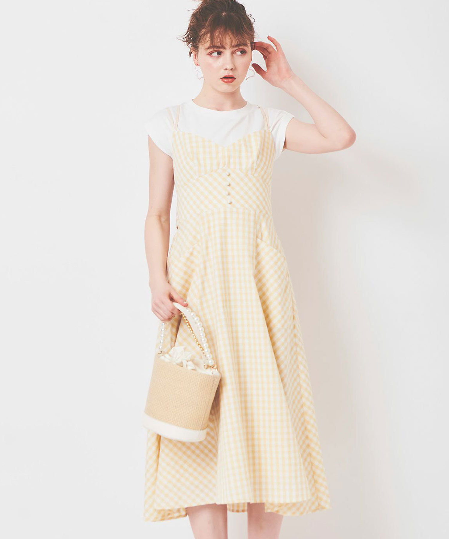 セール 70%OFF】インナーセットギンガムチェックキャミ セール 70%OFF】インナーセットギンガムチェックキャミ