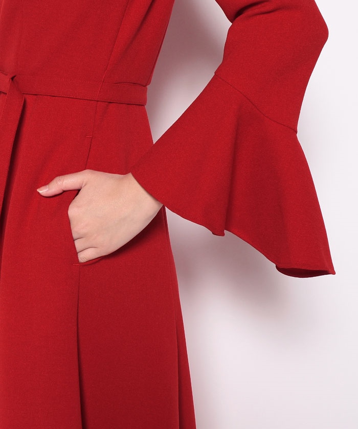 セール 50%OFF】【LOULOU WILLOUGHBY】梨地ダブルフレアー