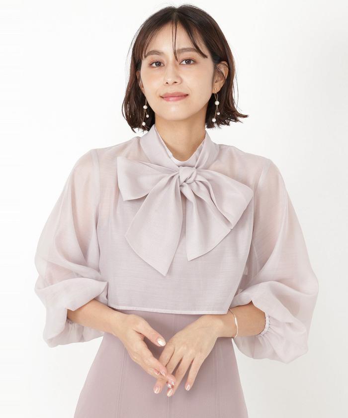 And Couture シアープルオーバーレイヤードワンピース シアープルオーバーレイヤードワンピース(504991251) | AND