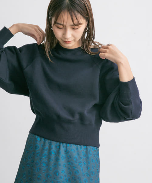 セール 40%OFF】ラグランスリーブコンパクトスウェット