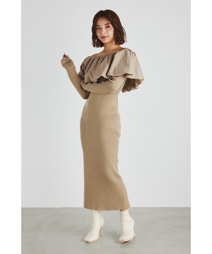 FENDI 袖バルーンOP