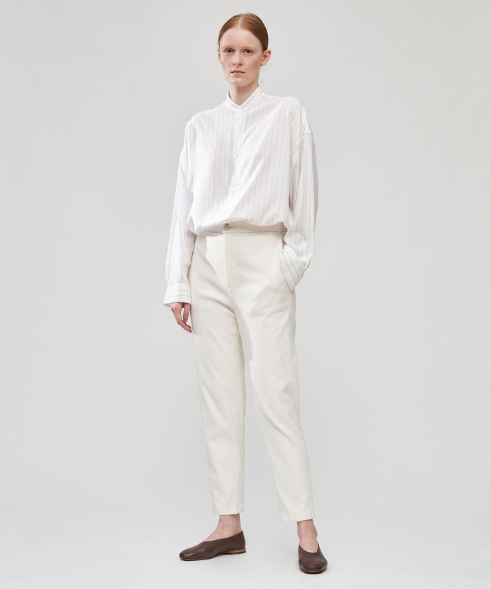 GALERIE VIE - 定23100円【GALERIE VIE】セルロースブロード バンドカラーシャツ 楽天市場】【SALE／40%OFF】セルロースブロード バンドカラー