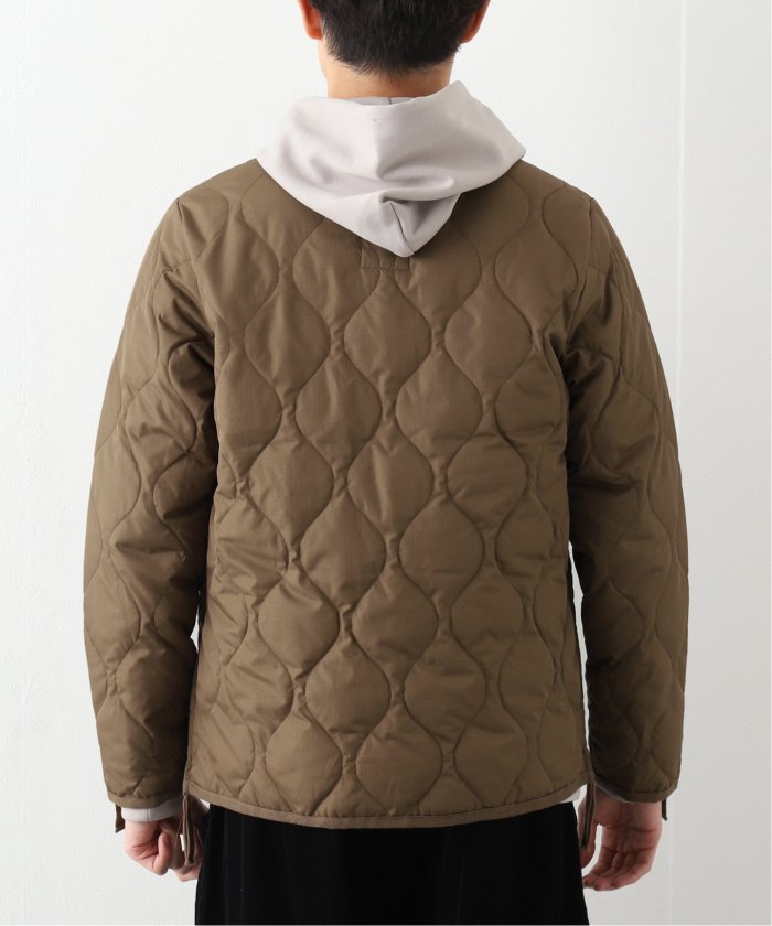 セール】【TAION / タイオン】 MILITARY W-ZIP V NECK DOWN JKT