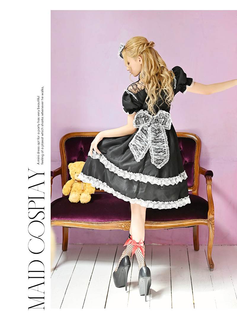 BODYLINEメイド服 メイドコスチューム ゴシックロリータ ゴスロリ ドレス BODYLINEメイド服 メイドコスチューム ゴシックロリータ