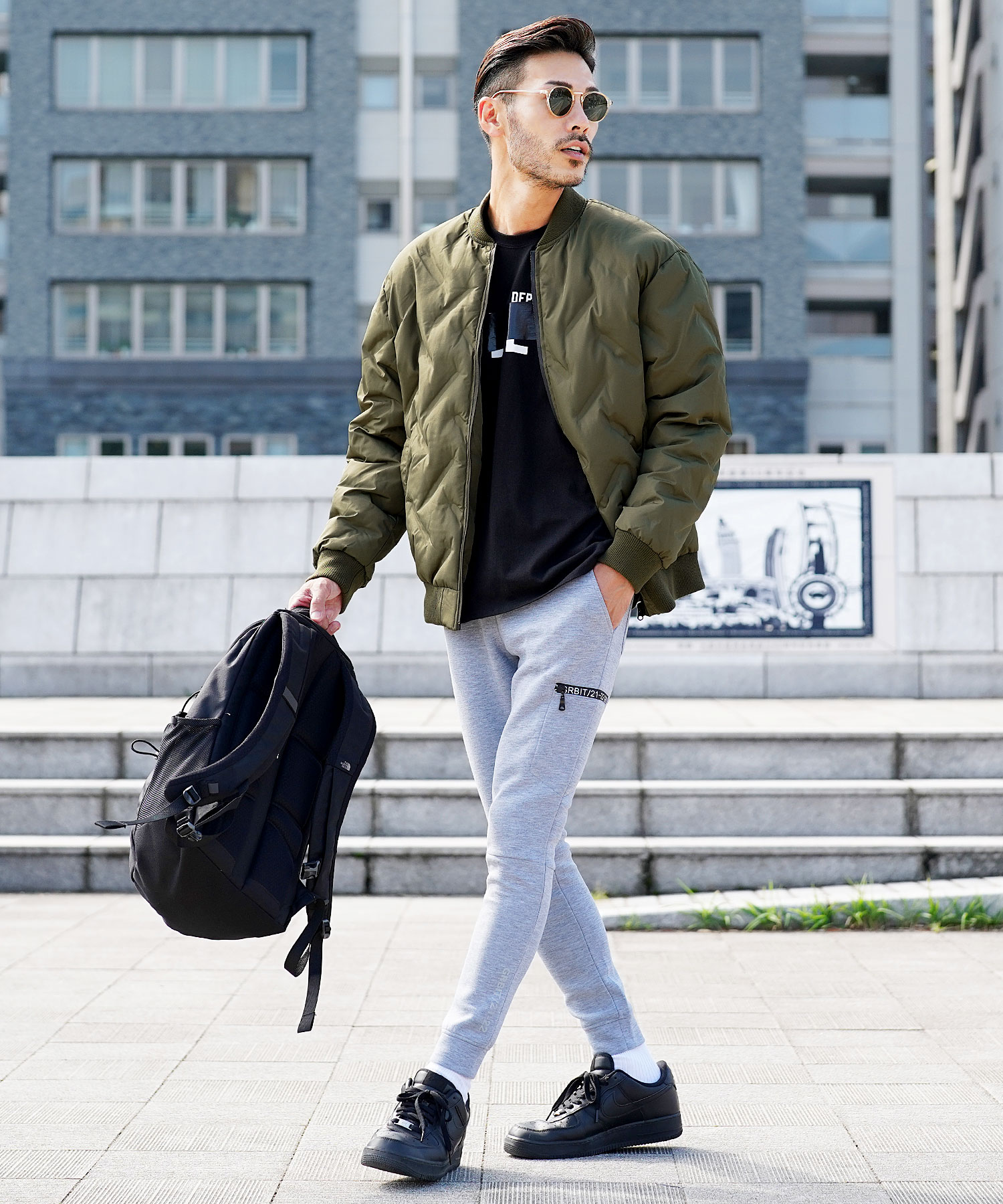 ジギーズショップ JIGGYS SHOP 中綿シームレスMAー1 / MA1 エム ジギーズショップ JIGGYS SHOP 中綿シームレスMAー1 / MA1 エム