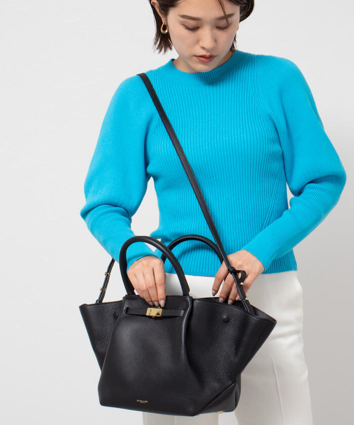 【英国王室御愛用】Demellier Midi New York クロコトート 英国王室御愛用】Demellier Midi New York クロコトート