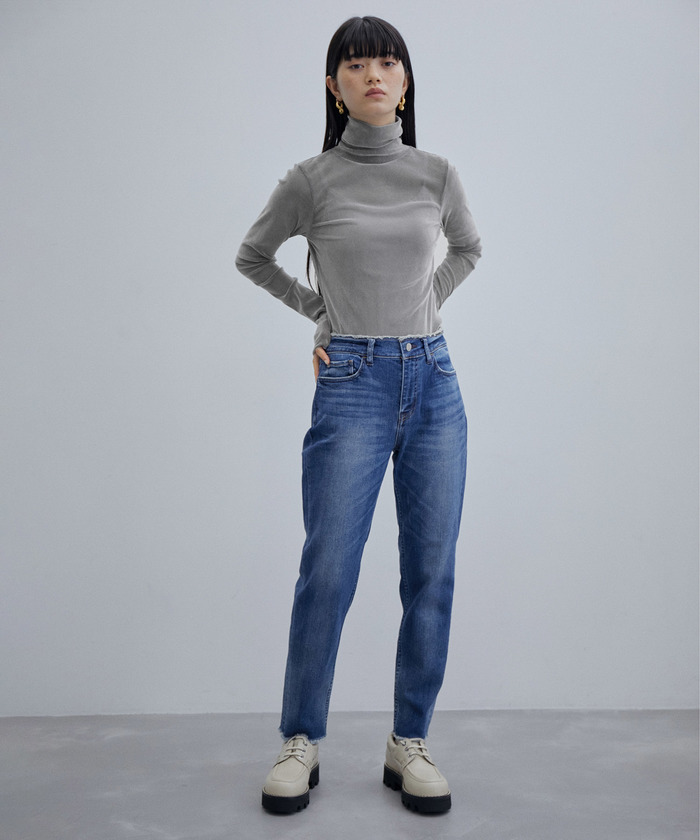 【12/13迄の限定価格】ADAM ET ROPÉフロッキーチュールプルオーバー ADAM ET ROPÉ FEMME(アダム エ ロペ ファム) / フロッキー