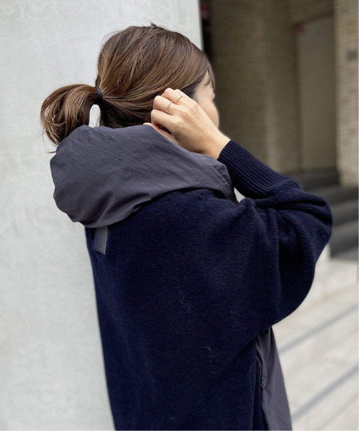 HAKUU/ハクウ】 別注 QUILT JK WITH DOWN HOOD ブルゾン HAKUU/ハクウ】 別注 QUILT JK WITH DOWN HOOD ブルゾン