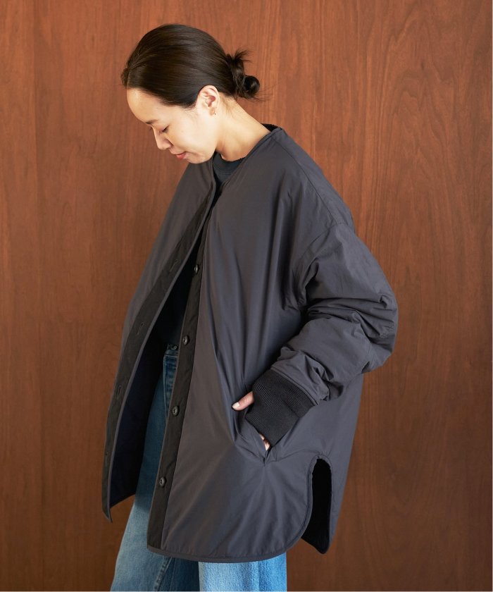 HAKUU/ハクウ】 別注 QUILT JK WITH DOWN HOOD ブルゾン HAKUU/ハクウ】 別注 QUILT JK WITH DOWN HOOD ブルゾン