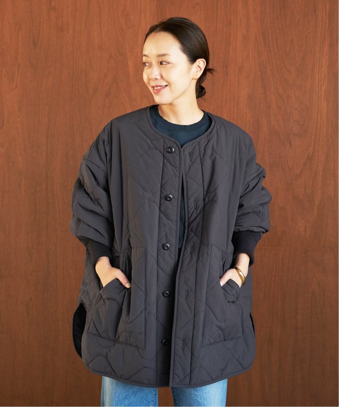HAKUU/ハクウ】 別注 QUILT JK WITH DOWN HOOD ブルゾン HAKUU/ハクウ】 別注 QUILT JK WITH DOWN HOOD ブルゾン