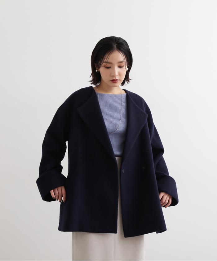 小物などお買い得な福袋 セール 30%OFF】オーバーフォルムハーフコート(504802928 ジャケット・アウター