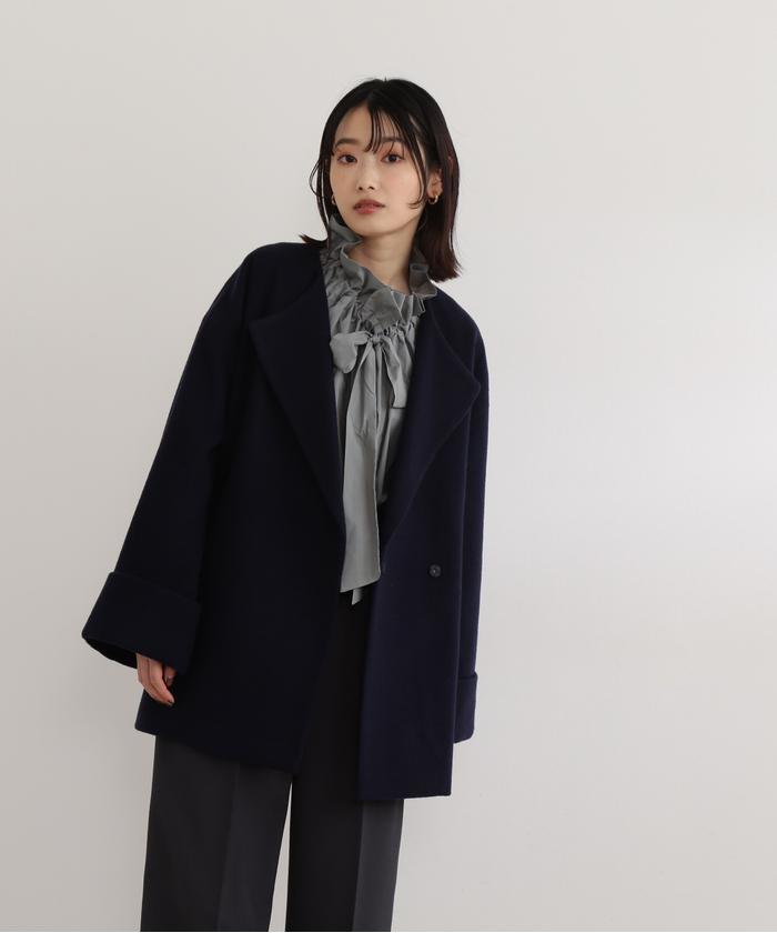 セール 30%OFF】オーバーフォルムハーフコート(504802928 セール 30%OFF】オーバーフォルムハーフコート(504802928