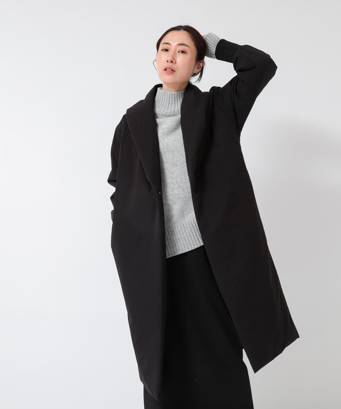 セール 20%OFF】ショールカラー中綿コート(504997269 セール 20%OFF】ショールカラー中綿コート(504997269