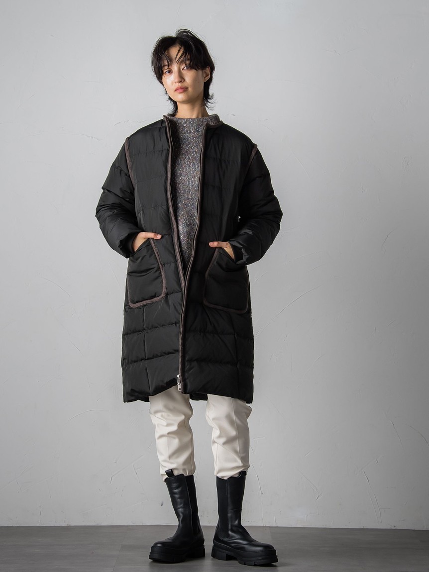 セール 50%OFF】メイソングレイ MAYSON GREY 配色パイピングノー