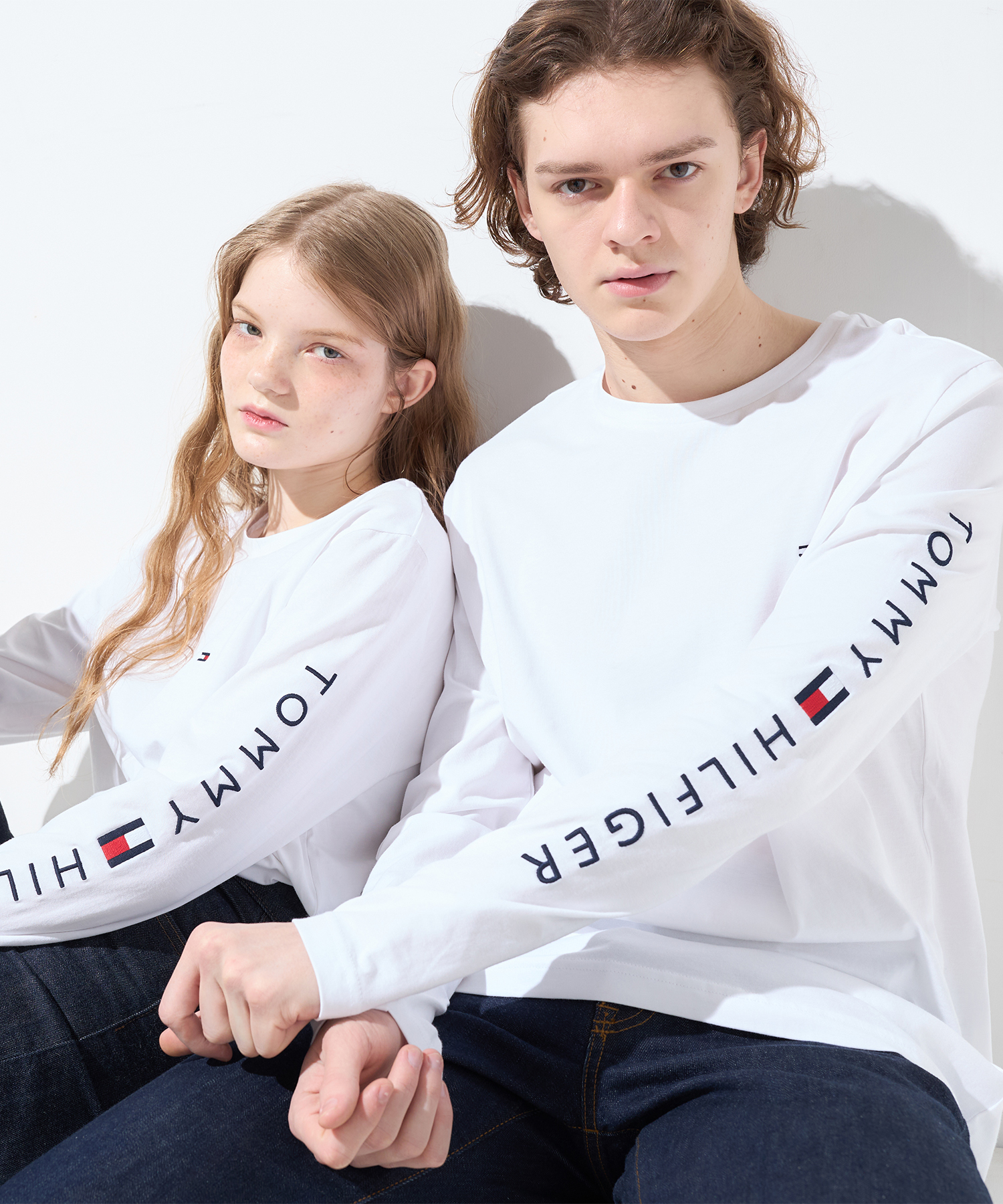 クーポン】【WEB限定】スリーブロゴロングスリーブTシャツ(504486056