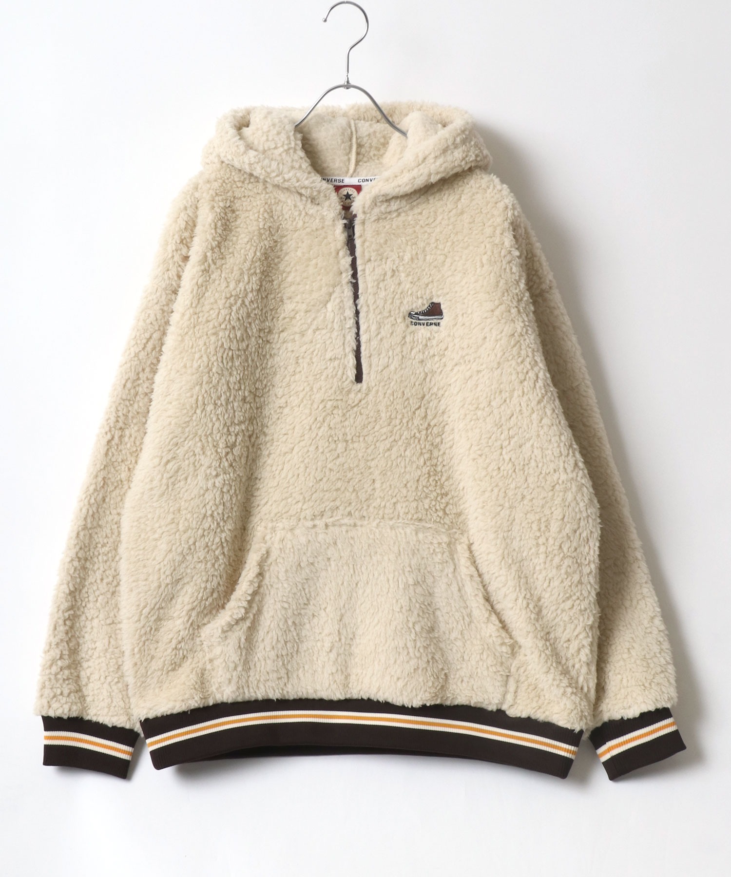 CONVERSE TOKYOボアハーフジッププルオーバー | chicshabu.com