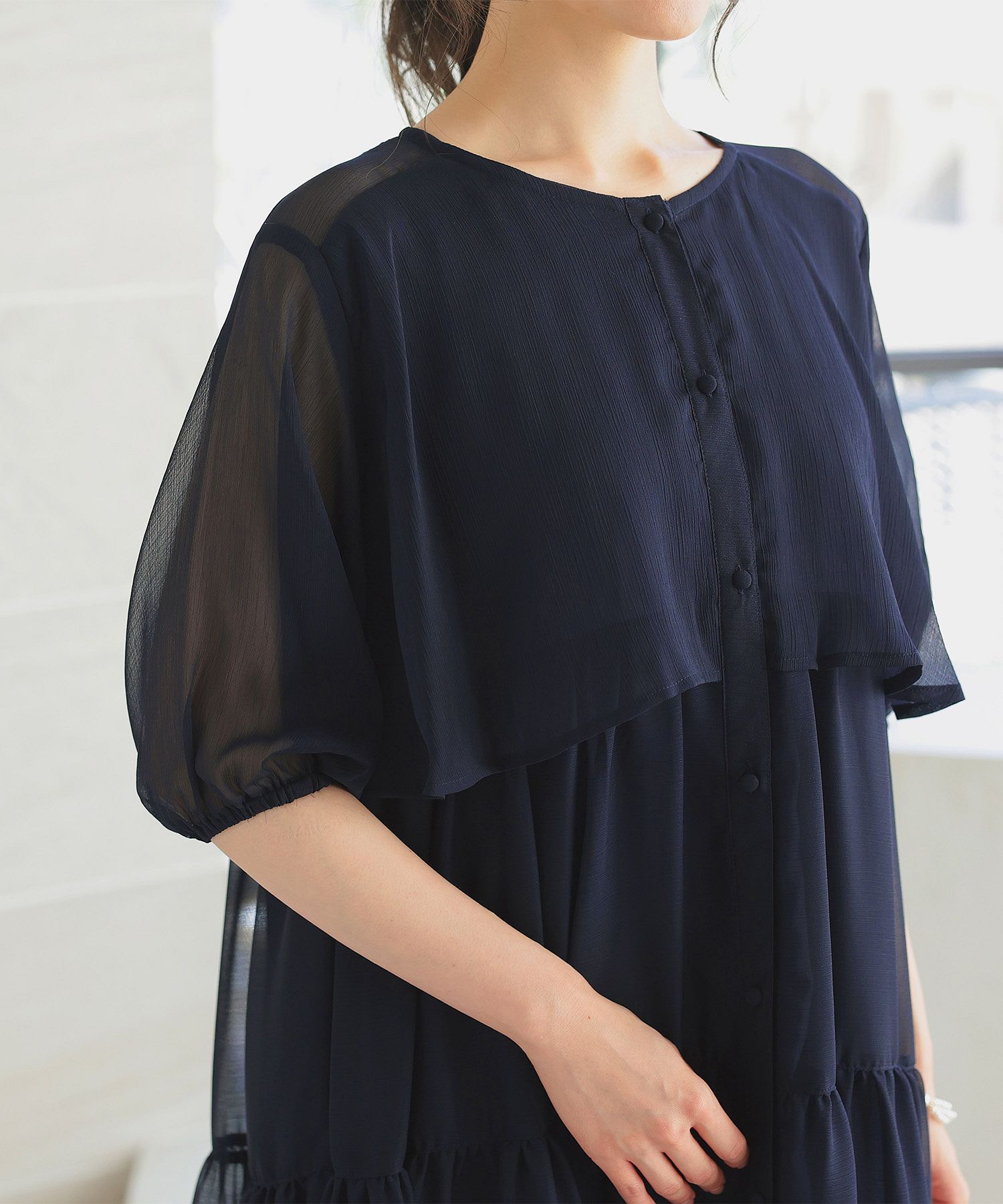 l【美品】ニアナ マタニティ ドレス ワンピース フォーマル 結婚式 クーポン】ニアナ niana 授乳口付きマタニティパーティードレス