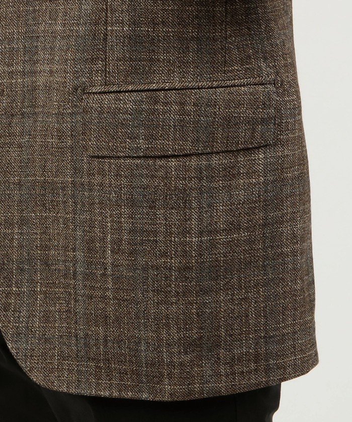 セール 50%OFF】ウールシルクカシミヤ シングルブレステッド2B