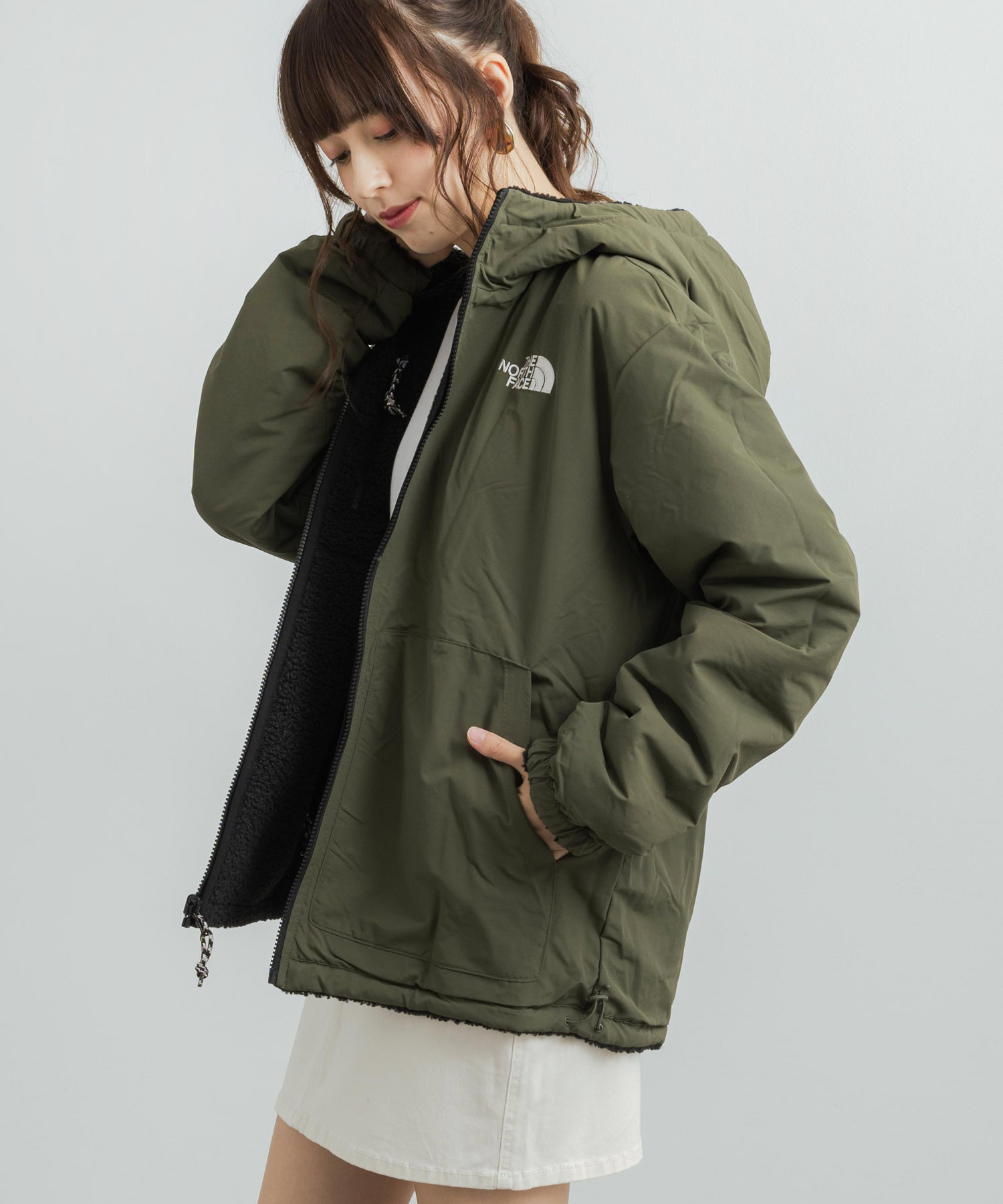 THE NORTH FACE ノースフェイス 韓国 DIXIE RVS FLEECE HOODIE ボア ...