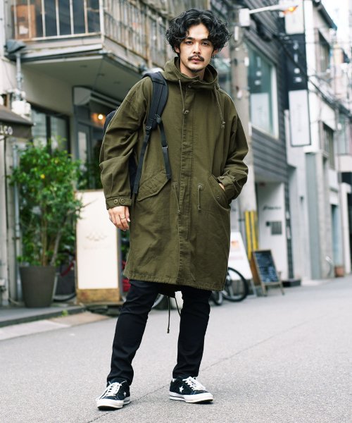 モッズコート モッズコート メンズ ミリタリーコート M 51 ロング丈 アウター 綿 ジギーズショップ Jiggys Shop D Fashion