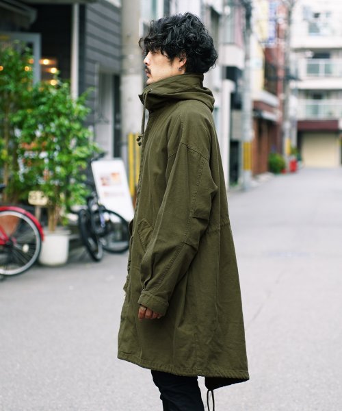 モッズコート モッズコート メンズ ミリタリーコート M 51 ロング丈 アウター 綿 ジギーズショップ Jiggys Shop D Fashion