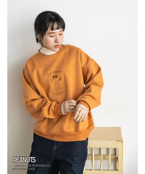 セール 30%OFF】PEANUTS/スヌーピー刺繍スウェット(505006026