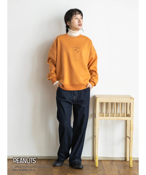セール 30%OFF】PEANUTS/スヌーピー刺繍スウェット(505006026 セール 30%OFF】PEANUTS/スヌーピー刺繍スウェット(505006026