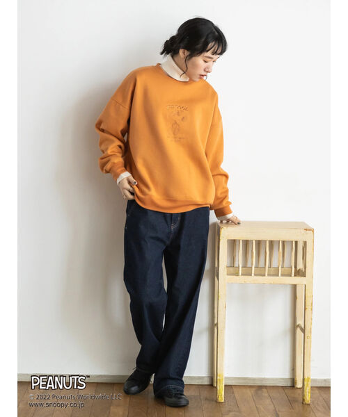 セール 30%OFF】PEANUTS/スヌーピー刺繍スウェット(505006026
