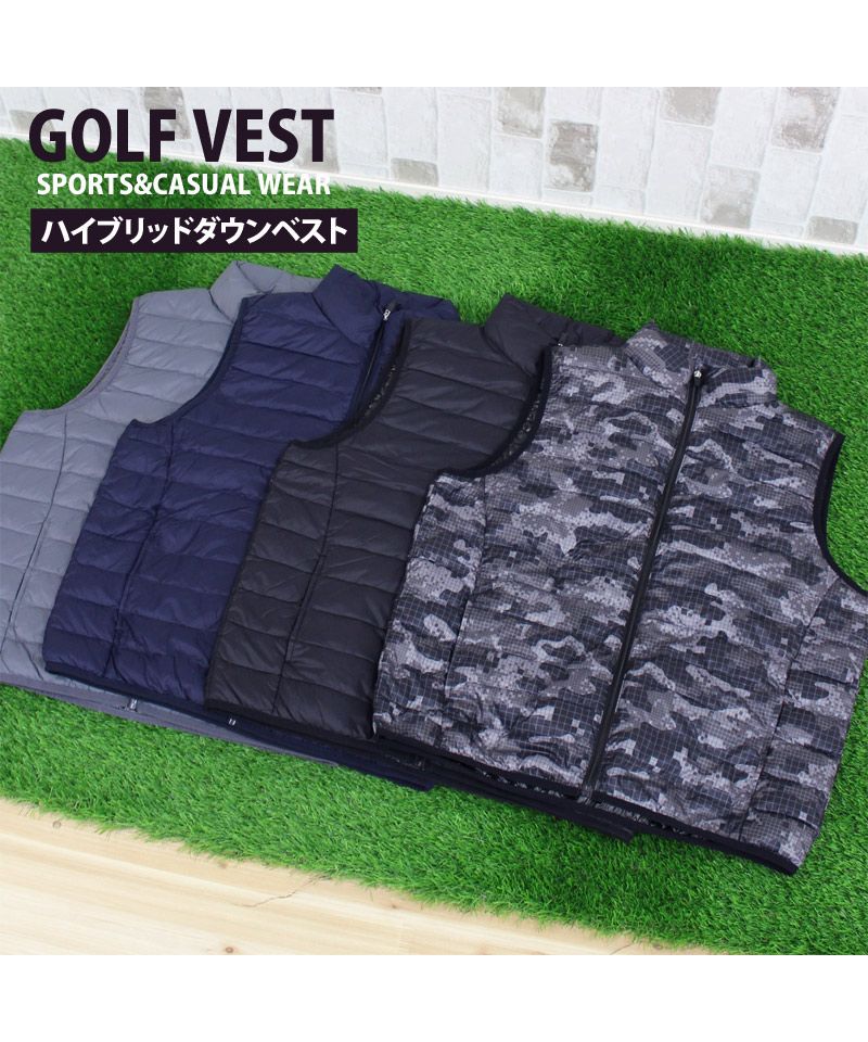 セール】トップイズム TopIsm ゴルフ ダウンベスト メンズ