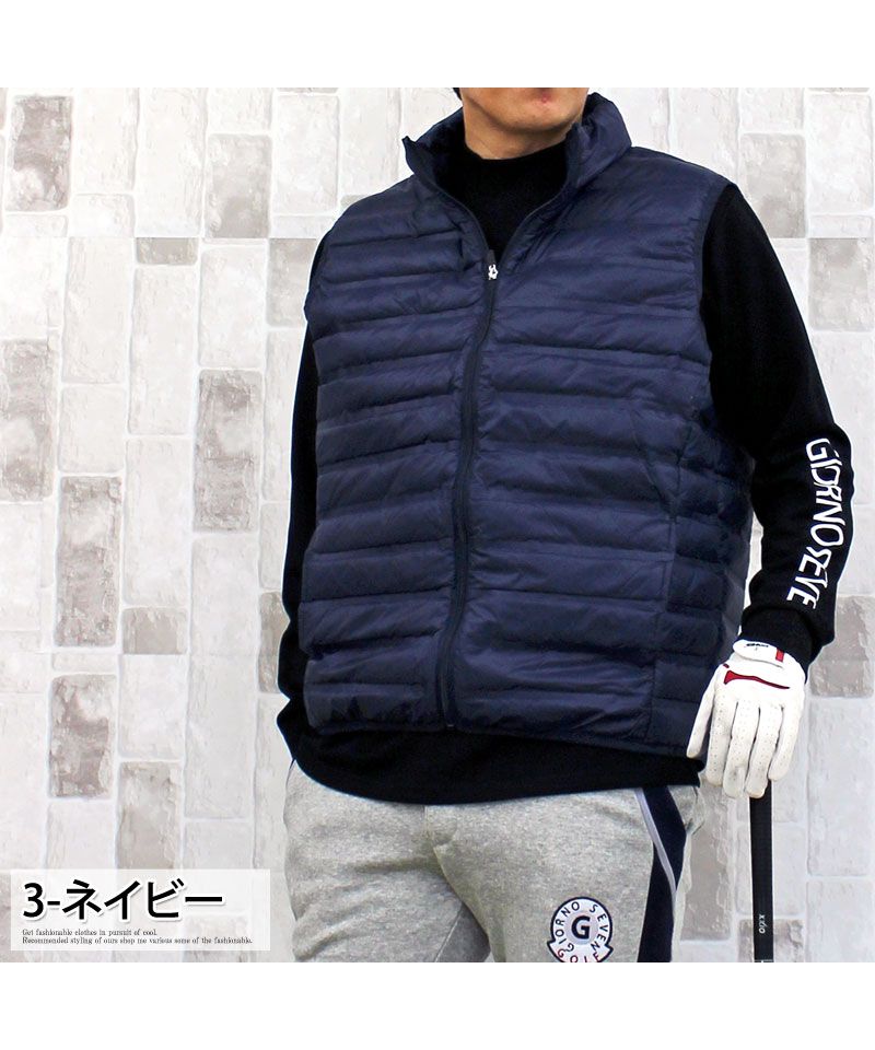 トップイズム TopIsm ゴルフ ダウンベスト メンズ ゴルフウェア