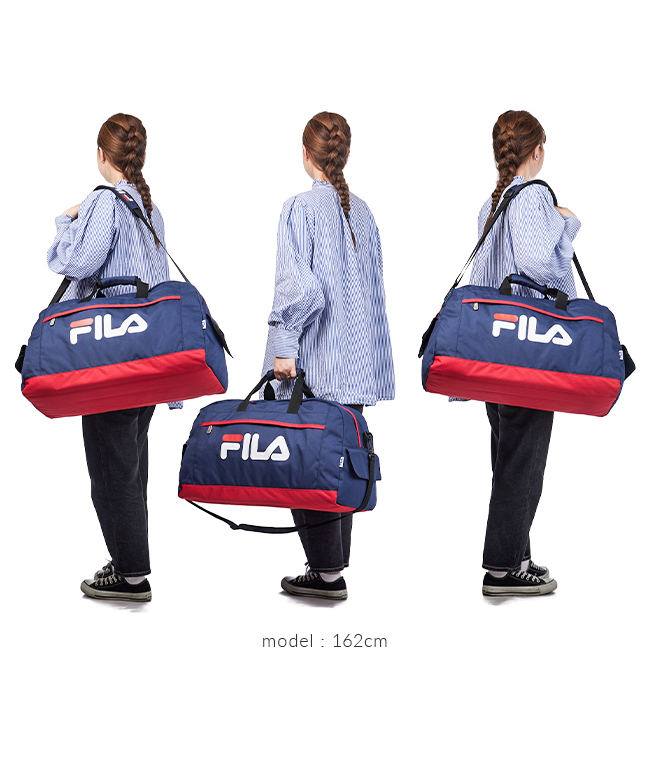 FILA フィラ ボストン 中学生 高校生 旅行 修学旅行 45L 2-4泊 フィラ FILA フィラ ボストンバッグ 42L 修学旅行 林間学校 宿泊