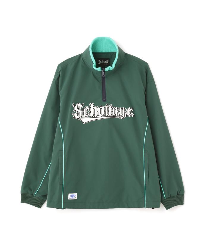 【schott】Cotton half zip sweater 日本未発売 セール】HALF ZIP JACKET/ハーフジップジャケット(504811874