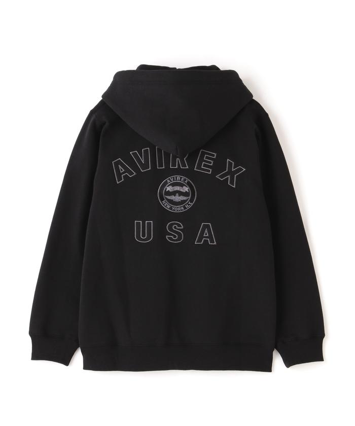 VARSITY LOGO SWEAT PARKA/ バーシティロゴスウェットパーカー
