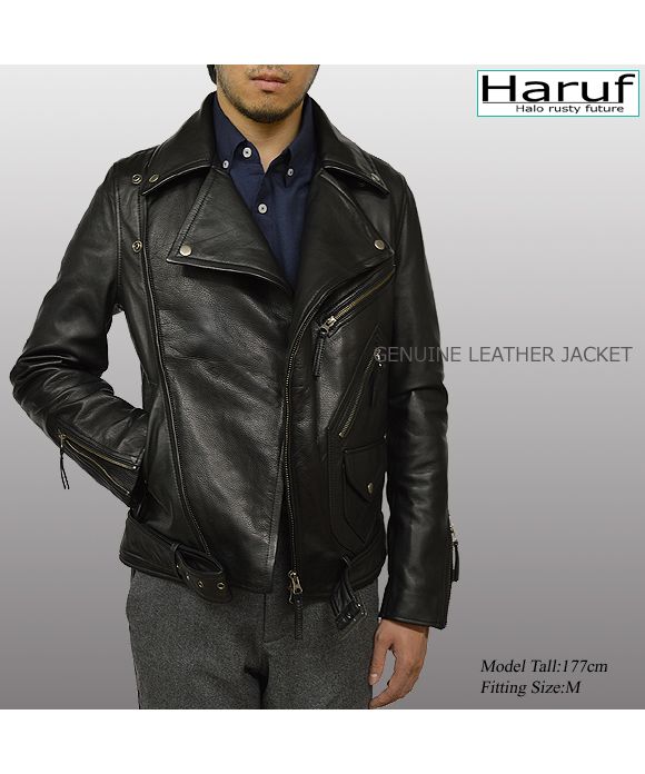 ハルフ Haruf 本革 レザージャケット ダブルライダース ハルフ Haruf 本革 レザージャケット ダブルライダース