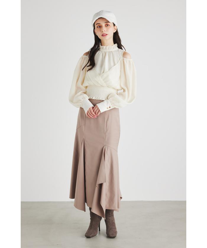 セール 50%OFF】カシュクールレイヤードクロップドBLS(505015916
