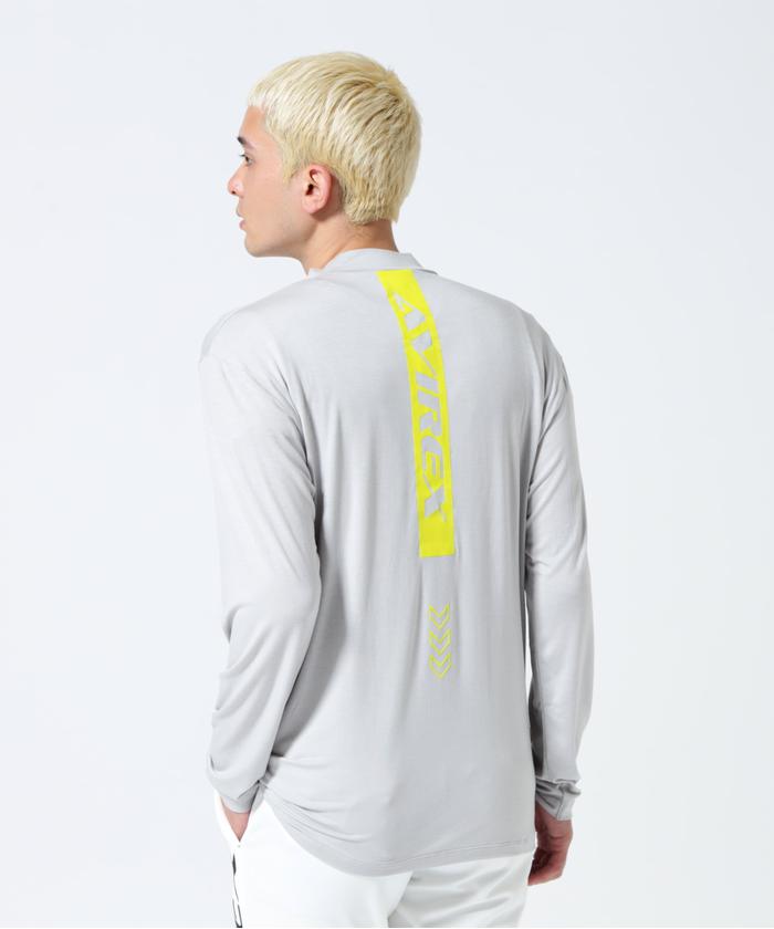 【美品】AVIREX GOLF アヴィレックス モックネック ストレッチTシャツ AVIREX GOLF》スポーツライン モックネック / カットソー