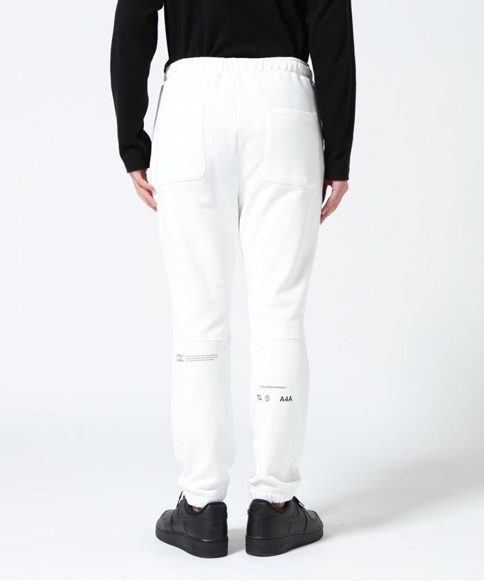 ダブルエー　ビブパンツ　AA HARD WEAR セール 50%OFF】A4A/エーフォーエー/PRINT SWEAT PANTS プリント