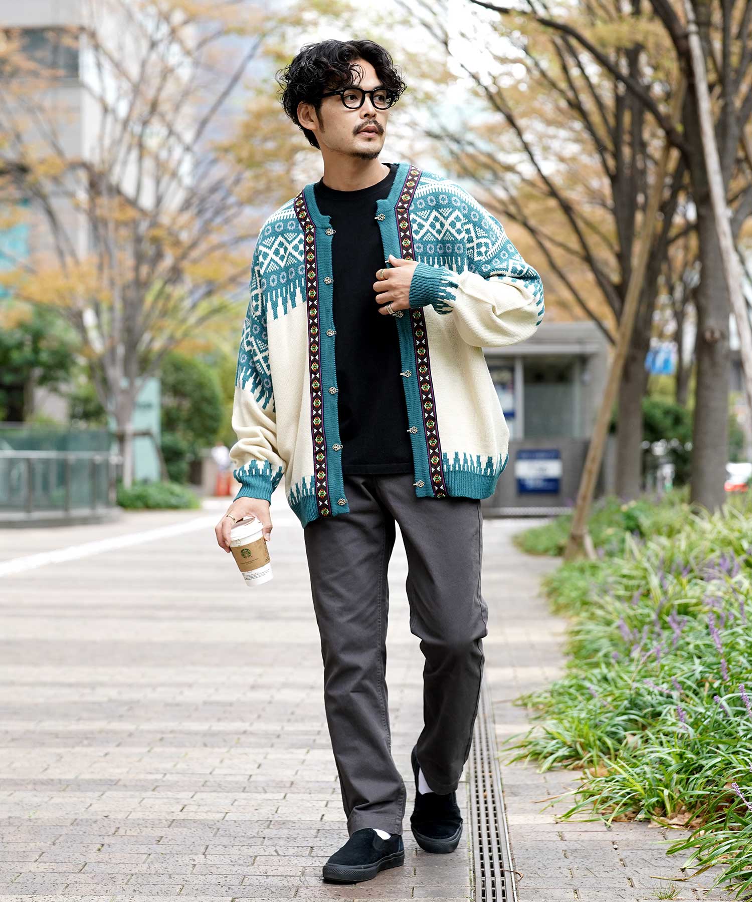 ジギーズショップ JIGGYS SHOP ノルディックジャガード クルー ジギーズショップ JIGGYS SHOP ノルディックジャガード クルー