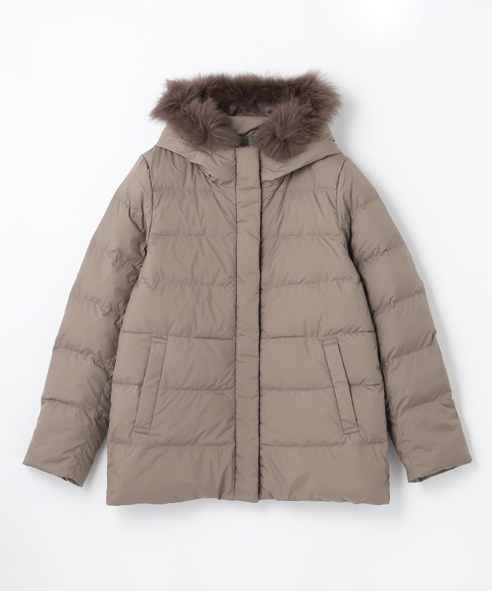 セール 30%OFF】【洗える】スムースタッチ ショート丈ダウン