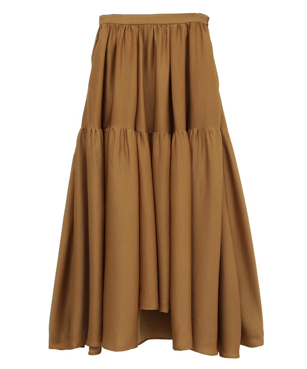 セール】TIERED BACK LONG SKIRT(505006362) | クラネ(CLANE) - d fashion