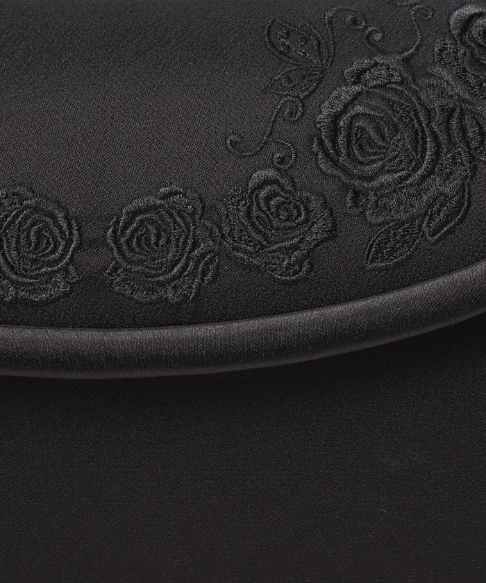 アナスイ ANNA SUI ANNA SUIバラ柄刺繍フォーマルバッグ アナスイ ANNA SUI ANNA SUIバラ柄刺繍フォーマルバッグ