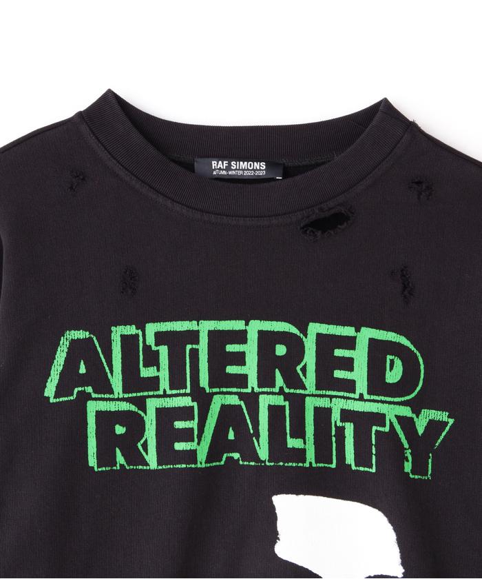 RAF SIMONS Altered Reality Cut Out shirt