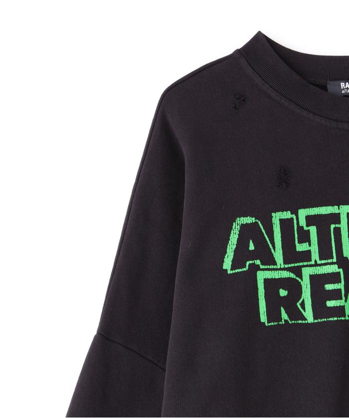 RAF SIMONS Altered Reality Cut Out shirt