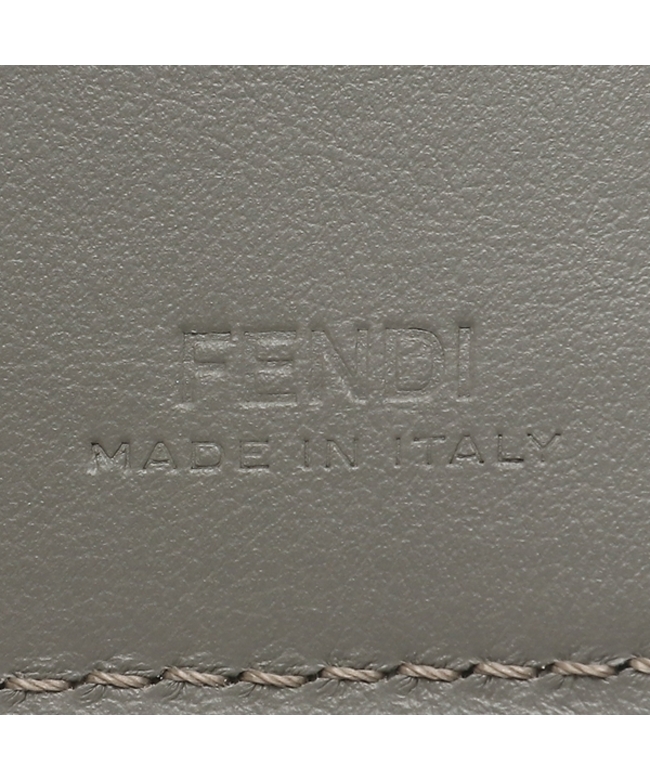 クーポン】フェンディ 二つ折り財布 グレー メンズ FENDI 7M0303