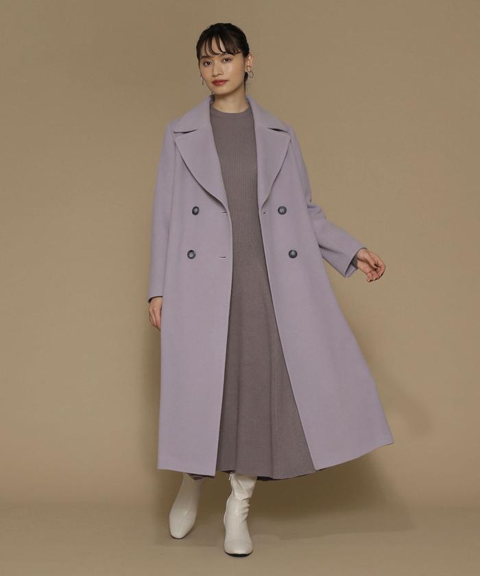 ナチュラルビューティーベーシック ビックカラーダブルチェスターコート 美品♡ ビッグカラーダブルチェスターコート(504817771) | ナチュラル